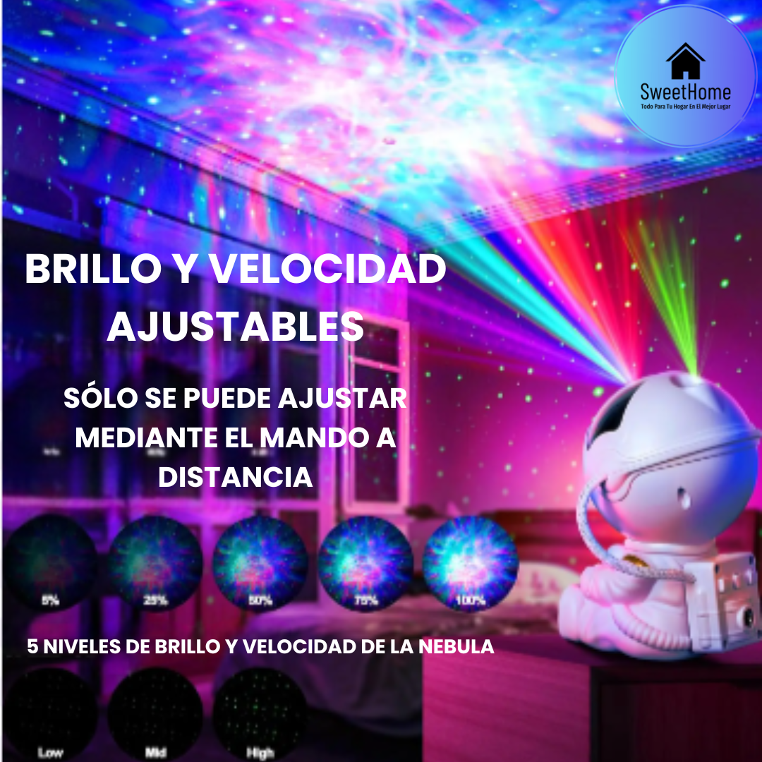 Conjunto Sueño Galáctico™ Astronauta Proyector+Cobija Lumino